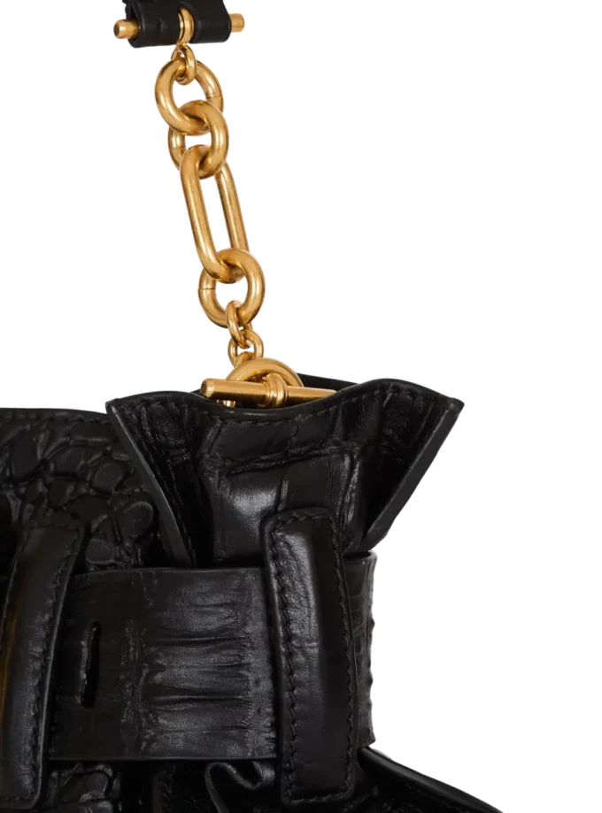 Borsa Mini Anthem in pelle di vitello goffrata con stampa cocco Borsa Mini Anthem in pelle di vitello goffrata con stampa cocco