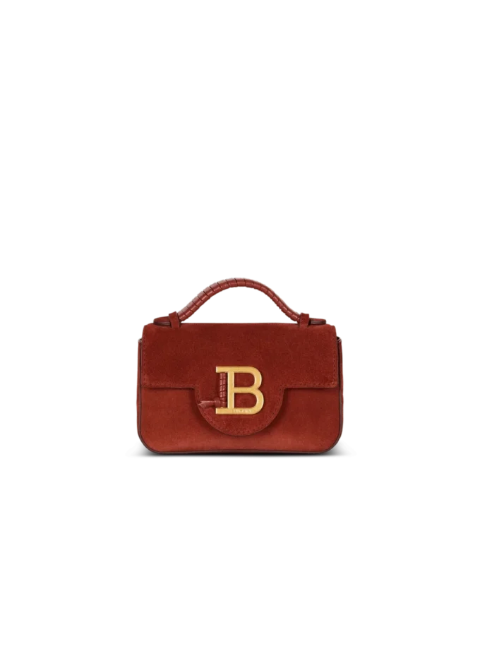Borsa Mini B-Buzz 17 in pelle scamosciata