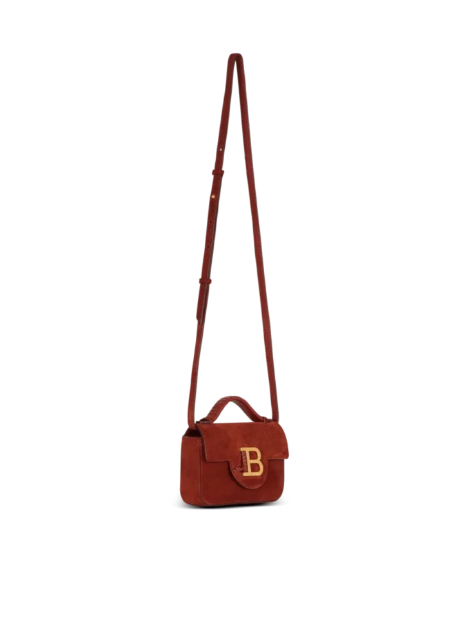 Borsa Mini B-Buzz 17 in pelle scamosciata