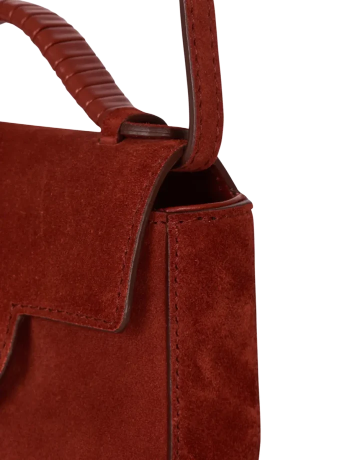 Borsa Mini B-Buzz 17 in pelle scamosciata