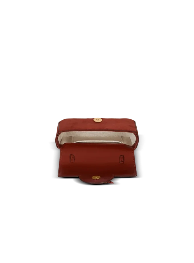 Borsa Mini B-Buzz 17 in pelle scamosciata