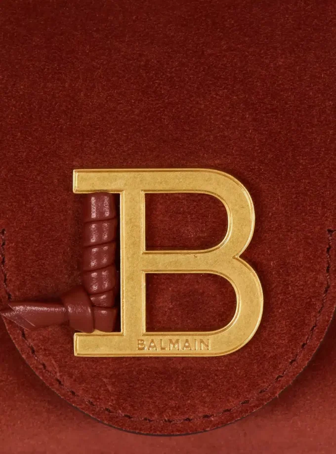 Borsa Mini B-Buzz 17 in pelle scamosciata