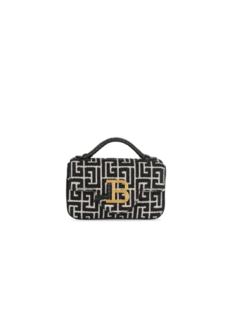 Borsa mini jacquard con monogramma B-Buzz