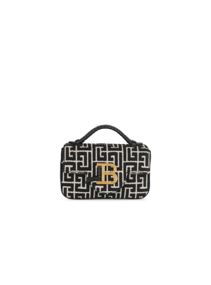 Borsa mini jacquard con monogramma B-Buzz