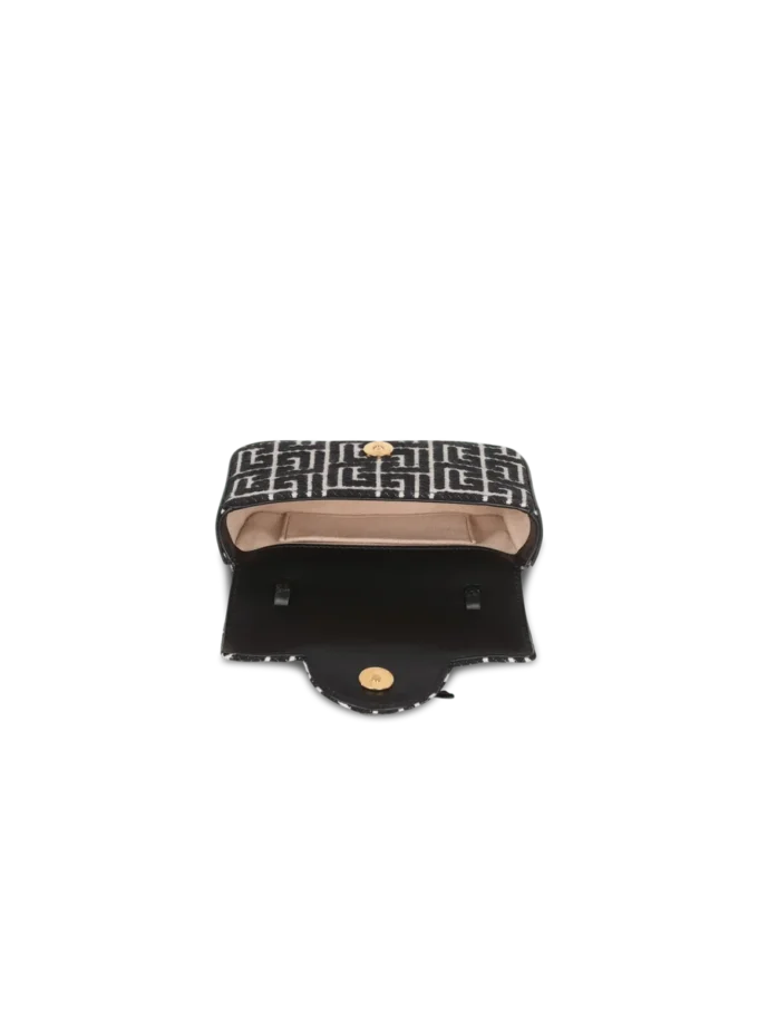 Borsa mini jacquard con monogramma B-Buzz