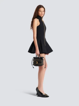 Borsa Mini Shuffle Zips in pelle di vitello