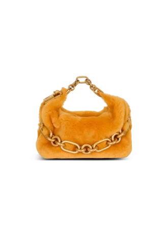 Borsa Mini Sync in shearling