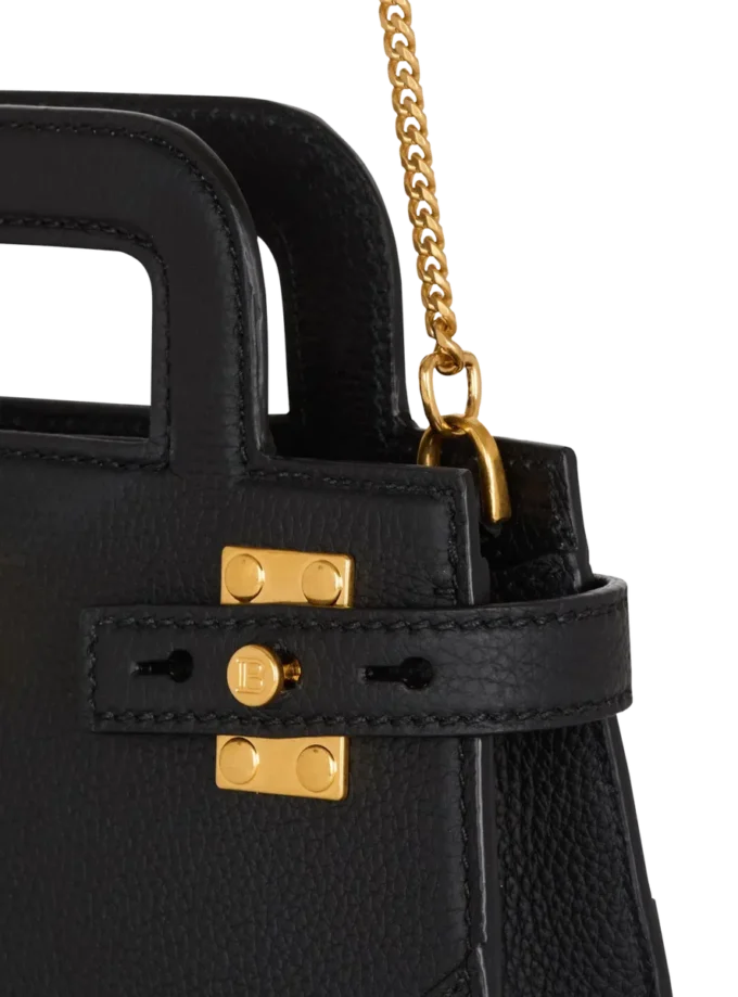 Borsa piccola B-Buzz con manico superiore in pelle martellata Borsa piccola B-Buzz con manico superiore in pelle martellata