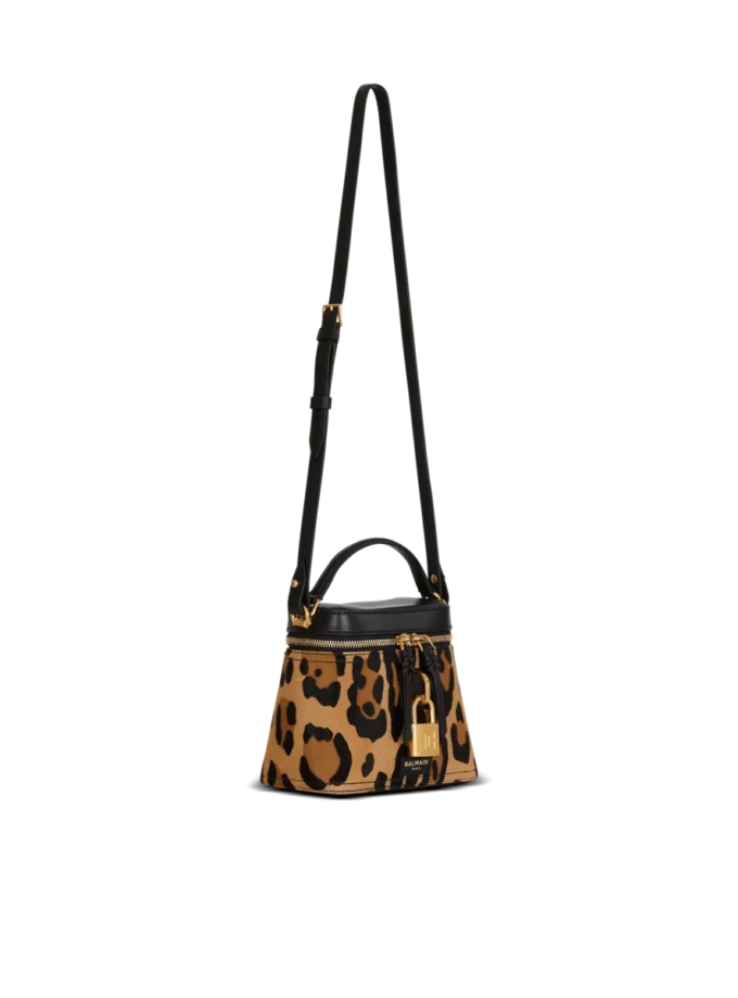 Borsa Pulse Vanity in pelle con stampa leopardata Borsa Pulse Vanity in pelle con stampa leopardata