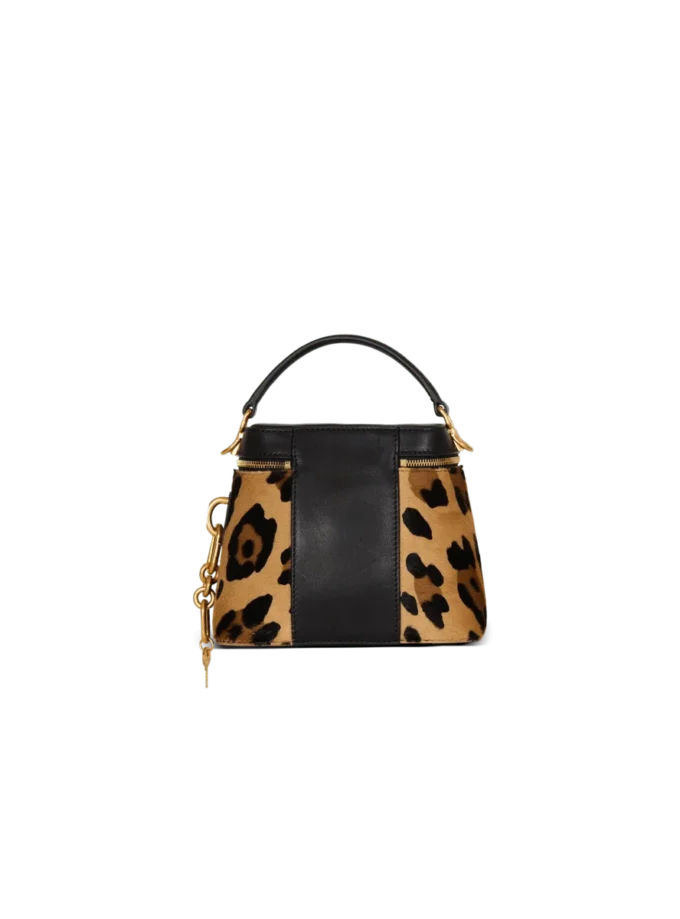 Borsa Pulse Vanity in pelle con stampa leopardata Borsa Pulse Vanity in pelle con stampa leopardata