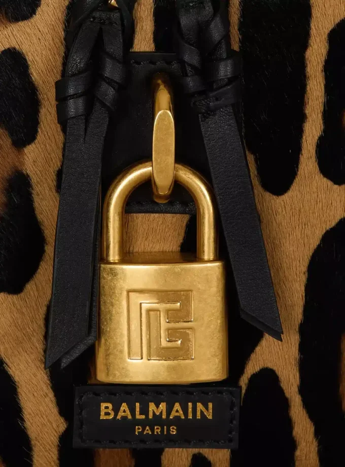 Borsa Pulse Vanity in pelle con stampa leopardata Borsa Pulse Vanity in pelle con stampa leopardata