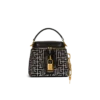 Borsa Pulse Vanity in tela jacquard monogrammata e pelle