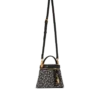 Borsa Pulse Vanity in tela jacquard monogrammata e pelle