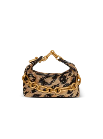 Borsa ricamata con motivo leopardato Sync Mini
