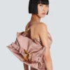 Borsa Satin Anthem Medium Borsa Satin Anthem Medium