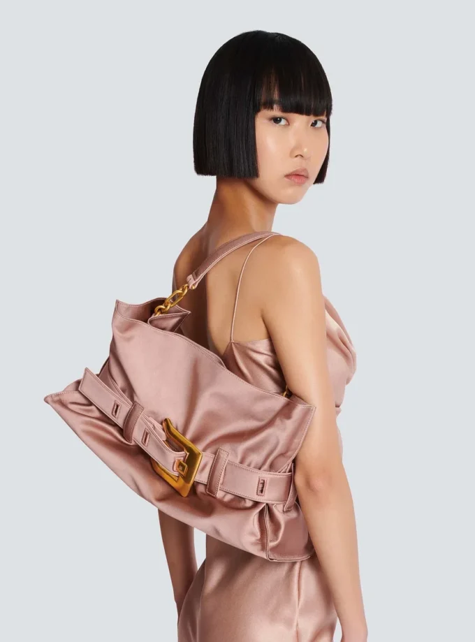 Borsa Satin Anthem Medium Borsa Satin Anthem Medium