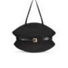 Borsa Shuffle Medium in pelle di vitello e rafia Borsa Shuffle Medium in pelle di vitello e rafia