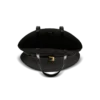 Borsa Shuffle Medium in pelle di vitello e rafia Borsa Shuffle Medium in pelle di vitello e rafia