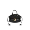 Borsa Shuffle Mini in pelle di vitello e rafia