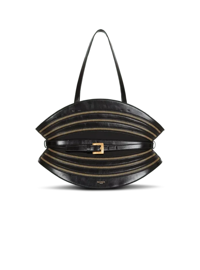 Borsa Shuffle Zips media in pelle di vitello Borsa Shuffle Zips media in pelle di vitello