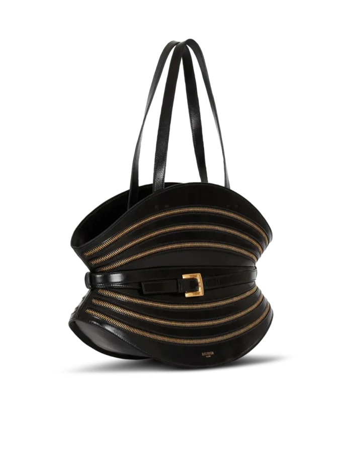 Borsa Shuffle Zips media in pelle di vitello Borsa Shuffle Zips media in pelle di vitello