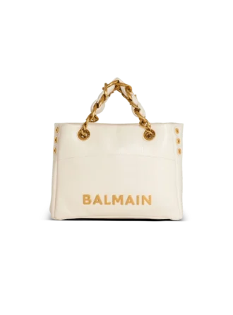 Borsa Small 1945 Soft in pelle di vitello martellata con monogramma PB Labyrinth
