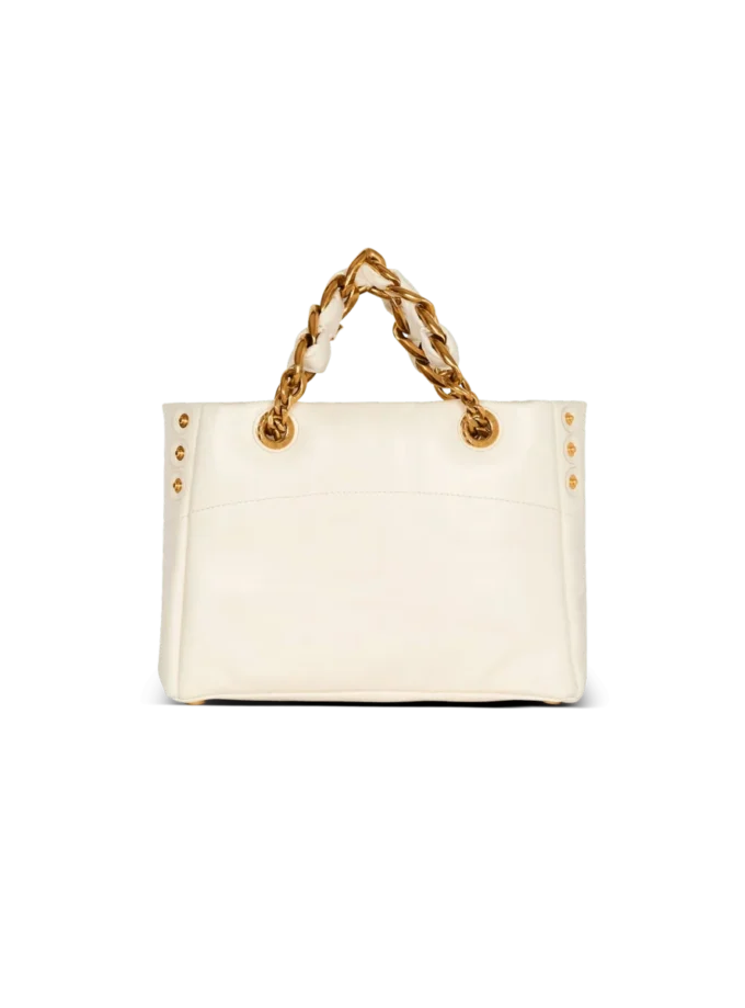 Borsa Small 1945 Soft in pelle di vitello martellata con monogramma PB Labyrinth Borsa Small 1945 Soft in pelle di vitello martellata con monogramma PB Labyrinth