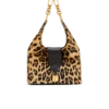 Borsa Sync Hobo in pelle con stampa leopardata Borsa Sync Hobo in pelle con stampa leopardata