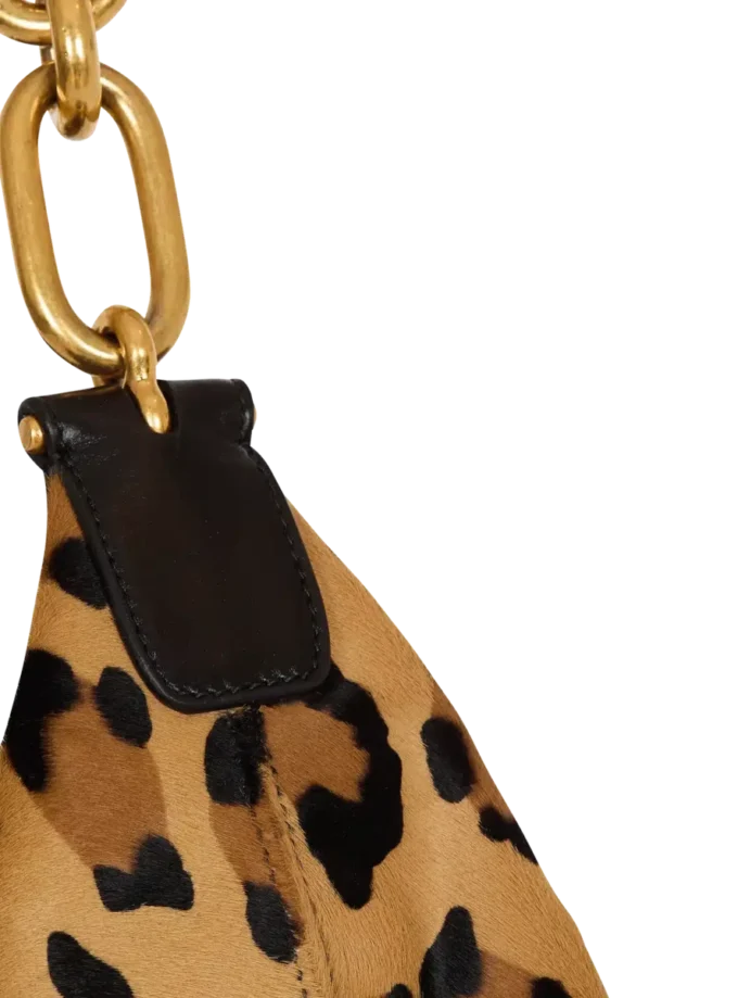Borsa Sync Hobo in pelle con stampa leopardata Borsa Sync Hobo in pelle con stampa leopardata