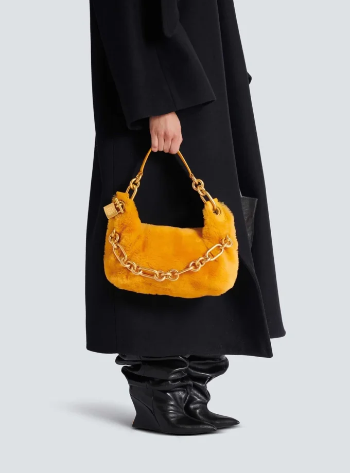 Borsa Sync media in shearling Borsa Sync media in shearling