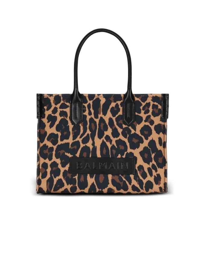 Borsa tote B-Army 36 con stampa leopardata Borsa tote B-Army 36 con stampa leopardata
