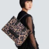 Borsa tote B-Army 36 con stampa leopardata Borsa tote B-Army 36 con stampa leopardata