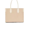Borsa tote B-Army 36 in tela jacquard con monogramma e pelle Borsa tote B-Army 36 in tela jacquard con monogramma e pelle