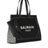 Borsa tote B-Army 42 in tela monogramma e pelle Borsa tote B-Army 42 in tela monogramma e pelle