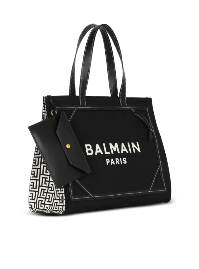 Borsa tote B-Army 42 in tela monogramma e pelle Borsa tote B-Army 42 in tela monogramma e pelle