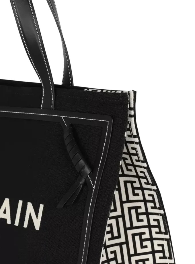 Borsa tote B-Army 42 in tela monogramma e pelle Borsa tote B-Army 42 in tela monogramma e pelle