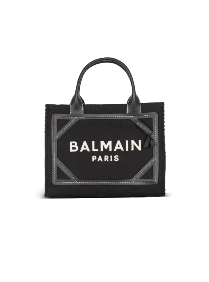 Borsa tote B-Army in tela monogrammata e pelle Borsa tote B-Army in tela monogrammata e pelle