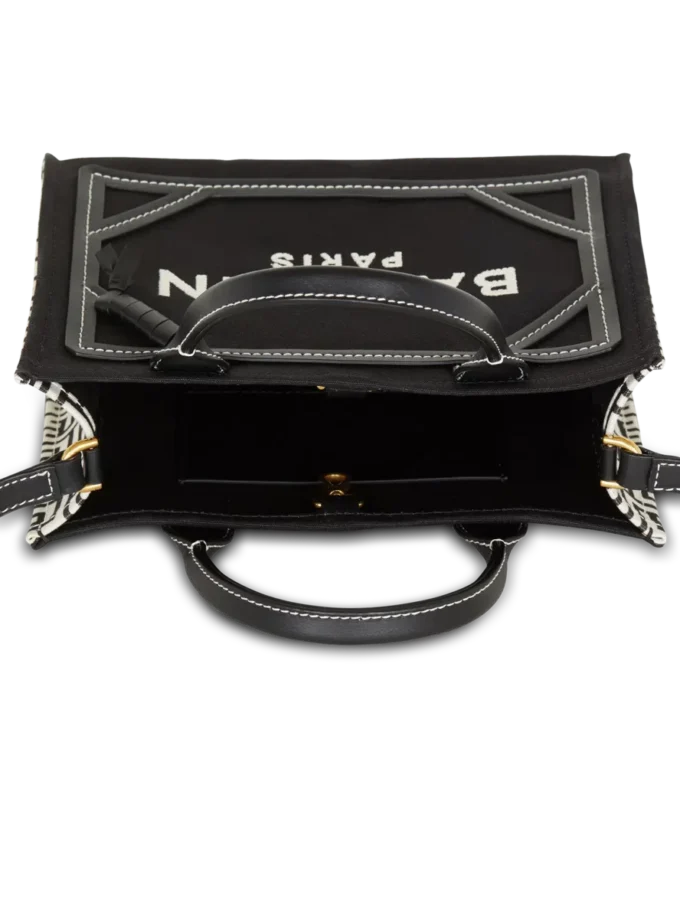Borsa tote B-Army in tela monogrammata e pelle Borsa tote B-Army in tela monogrammata e pelle