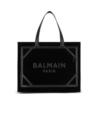Borsa tote B-Army media in pelle scamosciata