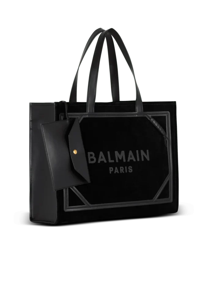 Borsa tote B-Army media in pelle scamosciata Borsa tote B-Army media in pelle scamosciata