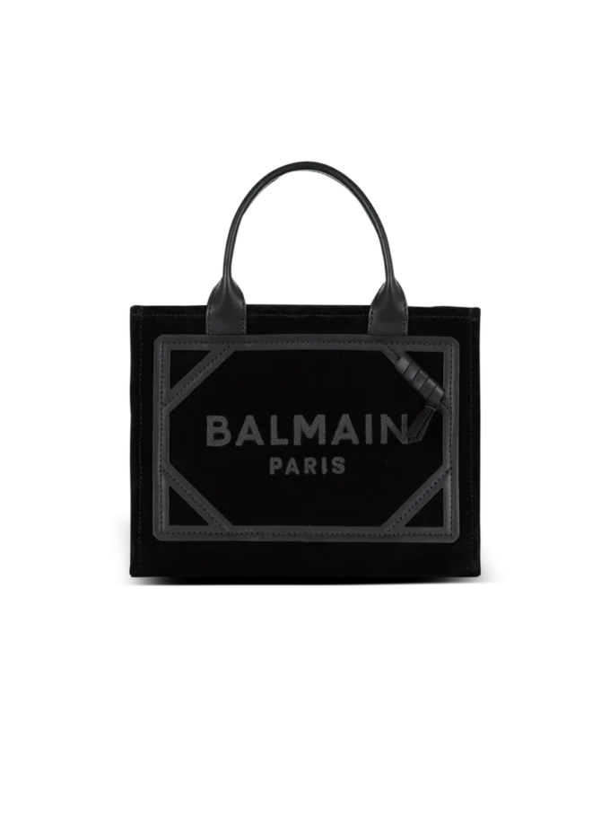 Borsa tote B-Army piccola in pelle scamosciata Borsa tote B-Army piccola in pelle scamosciata