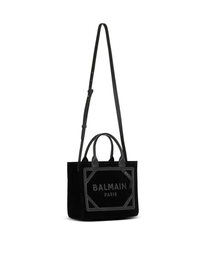 Borsa tote B-Army piccola in pelle scamosciata Borsa tote B-Army piccola in pelle scamosciata