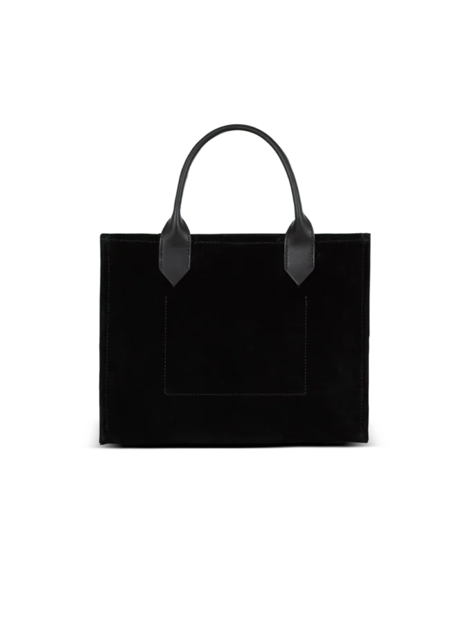 Borsa tote B-Army piccola in pelle scamosciata Borsa tote B-Army piccola in pelle scamosciata