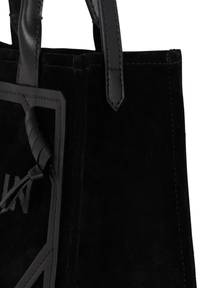 Borsa tote B-Army piccola in pelle scamosciata Borsa tote B-Army piccola in pelle scamosciata