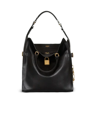 Borsa tote grande Pulse in pelle di vitello cerata