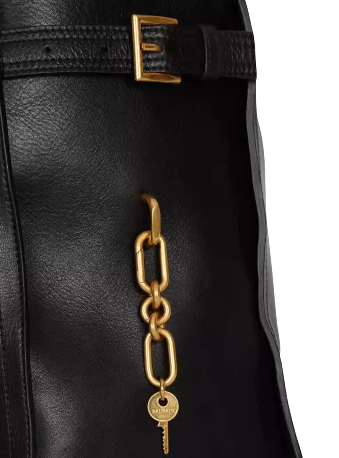 Borsa tote grande Pulse in pelle di vitello cerata Borsa tote grande Pulse in pelle di vitello cerata