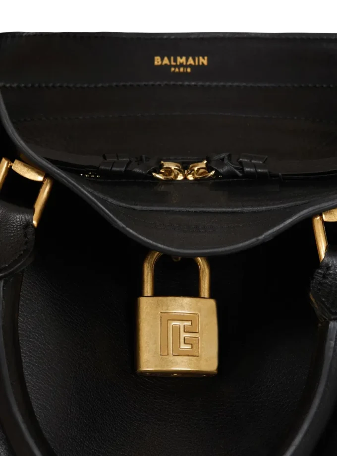 Borsa tote grande Pulse in pelle di vitello cerata Borsa tote grande Pulse in pelle di vitello cerata