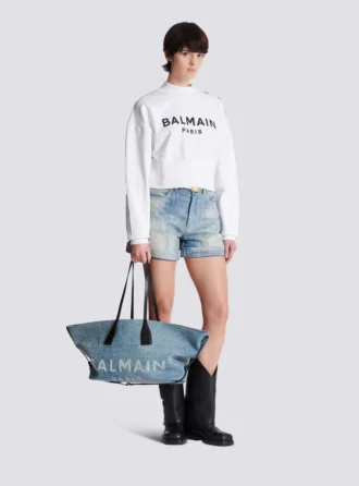 Borsa tote in denim Track