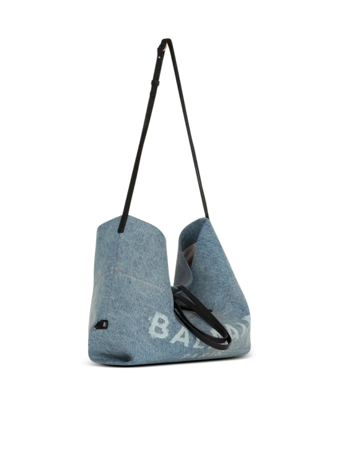 Borsa tote in denim Track Borsa tote in denim Track