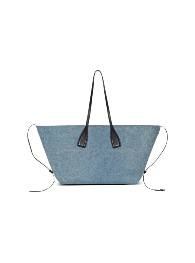 Borsa tote in denim Track Borsa tote in denim Track